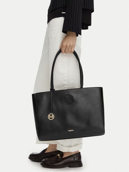 MEXX Torebka CEO-MEXX-L-005-10 Czarny. Czarne shopper Mexx, bez wzorów, ze skóry, bez dodatków. Za 229.99 zł.