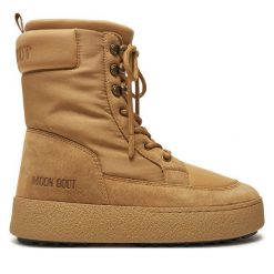 Śniegowce Moon Boot. Brązowe trapery i śniegowce Moon Boot. Za 899.99 zł.