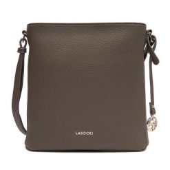 Torebka Lasocki. Szare listonoszki Lasocki, bez wzorów, bez dodatków. Za 169.99 zł.