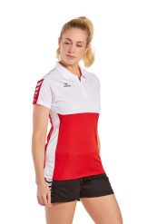 Damska koszulka polo Erima Six Wings. Białe koszulki polo Erima, bez wzorów, z materiału, bez kołnierzyka, bez ramiączek. Za 172.00 zł.