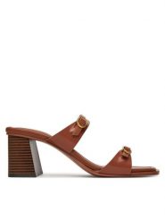 Aldo Klapki Maymay 14028466 Brązowy. Brązowe klapki Aldo, bez wzorów, ze skóry, bez obcasa. Za 449.99 zł.