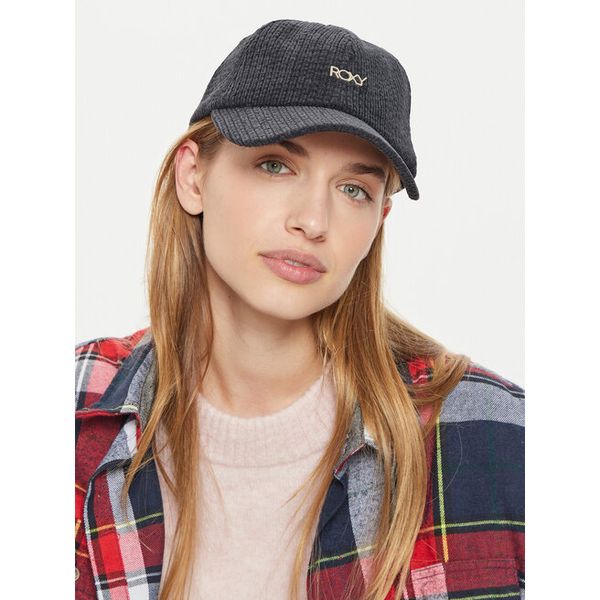Czapka z daszkiem Roxy. Czarne czapki Roxy, bez wzorów. Za 49.99 zł.