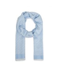 Liu Jo Szal 2A6001 T0300 Błękitny. Niebieskie rękawiczki Liu Jo, bez wzorów, z wiskozy. Za 249.99 zł.