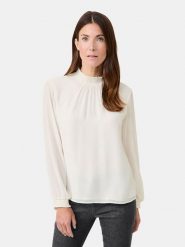 Gerry Weber Bluzka w kolorze białym rozmiar: 42. Białe bluzki Gerry Weber, bez wzorów, bez kołnierzyka, bez ramiączek. Za 127.65 zł.