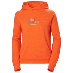Bluza sportowa damska Helly Hansen Core Graphic. Brązowe bluzy Helly Hansen, l, bez wzorów, z kapturem. Za 512.00 zł.