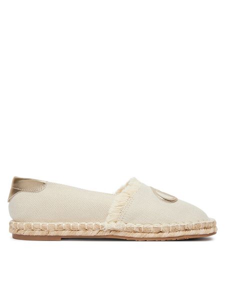 Liu Jo Espadryle Capri 01 SA6091 TX536 Écru. Białe espadryle Liu Jo, bez wzorów, z materiału, bez obcasa, bez zapięcia. Za 273.99 zł.