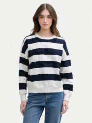 Tom Tailor Denim Bluza 1045508 Granatowy Regular Fit. Niebieskie bluzy TOM TAILOR DENIM, m, bez wzorów, z bawełny, bez kaptura. Za 139.99 zł.