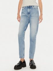Calvin Klein Jeans Jeansy J20J224036 Niebieski Mom Fit. Niebieskie jeansy Calvin Klein Jeans, bez wzorów. Za 289.99 zł.