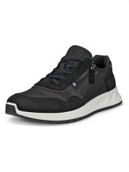 Ecco Skórzane sneakersy "Otm" w kolorze czarnym rozmiar: 38. Czarne trampki ecco, bez wzorów, bez zapięcia. Za 246.53 zł.