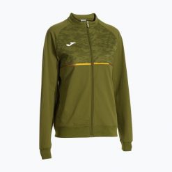Bluza do biegania damska Joma Record III Full Zip. Zielone bluzy Joma, bez wzorów, bez kaptura. Za 129.99 zł.