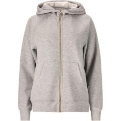 Damska bluza z kapturem full zip Athlecia Jacey. Szare bluzy Athlecia, bez wzorów, z kapturem. Za 292.50 zł.
