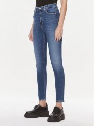 Calvin Klein Jeans Jeansy J20J222140 Granatowy Skinny Fit. Niebieskie jeansy Calvin Klein Jeans, bez wzorów. Za 249.99 zł.