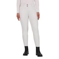 Damskie legginsy jeździeckie QHP Vaila. Białe legginsy QHP, s, bez wzorów, z materiału. Za 451.50 zł.