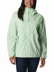 Columbia Kurtka przeciwdeszczowa "Trailstorm™" w kolorze turkusowym rozmiar: XS. Niebieskie kurtki sportowe Columbia, xs, bez wzorów, z materiału, bez kaptura, outdoorowe. Za 175.67 zł.