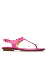 MICHAEL Michael Kors Sandały Plate Thong 40U2MKFA1L Różowy. Czerwone sandały MICHAEL Michael Kors, bez wzorów, ze skóry, bez obcasa, na płaskiej podeszwie, bez zapięcia. Za 539.99 zł.