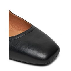 Baleriny R.Polański. Czarne baleriny R.Polański, bez wzorów, bez obcasa. Za 279.99 zł.