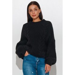 Numinou Sweter w kolorze czarnym rozmiar: onesize. Czarne swetry Numinou, bez wzorów, z wełny, bez ramiączek. Za 87.81 zł.
