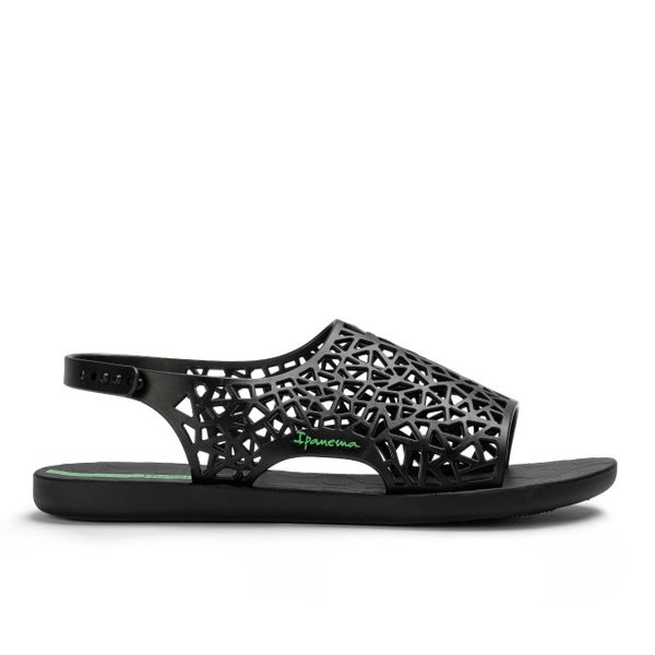 Sandały damskie Ipanema 26679 SHAPE. Czarne sandały Ipanema, bez wzorów, z materiału, eleganckie, bez obcasa, na płaskiej podeszwie, bez zapięcia. Za 89.00 zł.