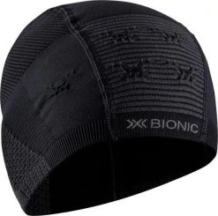 Czapka X-Bionic HELMET CAP B034. Czarne czapki X BIONIC, bez wzorów, ze skóry. Za 159.99 zł.