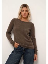 Just Cashmere Kaszmirowy sweter "Grace" w kolorze brązowym rozmiar: M. Brązowe swetry Just Cashmere, m, bez wzorów, z kaszmiru, bez ramiączek. Za 272.95 zł.