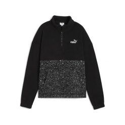 Damska luźna bluza Essential ze zwierzęcym nadrukiem PUMA. Czarne bluzy sportowe Puma, xs, bez wzorów, bez kaptura. Za 249.00 zł.