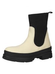 Steve Madden Skórzane botki w kolorze beżowym rozmiar: 39. Brązowe botki Steve Madden, bez wzorów, bez obcasa, bez zapięcia. Za 271.67 zł.