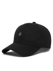 BOSS Czapka z daszkiem Ari-B-Icon 50555583 Czarny. Czarne czapki Boss, bez wzorów, z bawełny. Za 179.99 zł.