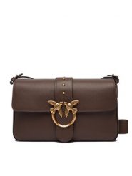 PINKO Torebka Love One Mini Slouchy Fl 104524 A0QO Brązowy. Brązowe torebki klasyczne Pinko, bez wzorów, ze skóry, bez dodatków. Za 1,579.00 zł.