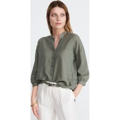 Bawełniana koszula oversize - Khaki. Koszule Reserved. Za 99.99 zł.