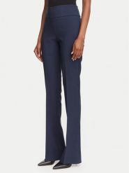 Rinascimento Spodnie materiałowe CFC0130140003 Granatowy Flare Fit. Niebieskie spodnie materiałowe Rinascimento, s, bez wzorów, z materiału. Za 464.99 zł.