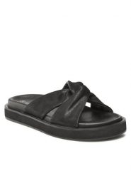 Lasocki Klapki WI16-4808-06 Czarny. Czarne klapki Lasocki, bez wzorów, z nubiku, bez obcasa. Za 169.99 zł.