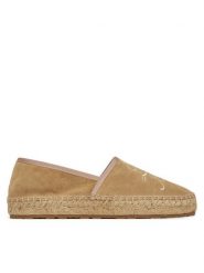 LOVE MOSCHINO Espadryle JA10272G0MIG0104 Beżowy. Brązowe espadryle Love Moschino, bez wzorów, ze skóry, bez obcasa, bez zapięcia. Za 569.99 zł.