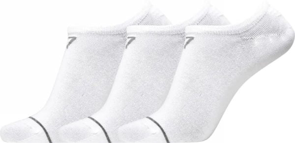 Cr7 CR7 footies bamboo 3 pack - stopki bambusowe białe. Białe skarpety CR7 CRISTIANO RONALDO, bez wzorów, z elastanu. Za 82.40 zł.