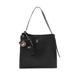 Torebka Beverly Hills Polo Club. Czarne torebki klasyczne Beverly Hills Polo Club, bez wzorów, bez dodatków. Za 229.99 zł.
