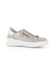 Gabor Skórzane sneakersy w kolorze szarobrązowym rozmiar: 36. Brązowe trampki Gabor, bez wzorów, z nubiku, bez zapięcia. Za 195.97 zł.