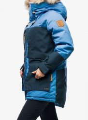 Kurtka zimowa damska Fjallraven Polar Expedition Parka. Niebieskie parki Fjällräven, na zimę, s, z futra, bez kaptura. Za 3,826.89 zł.