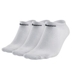 Bawełniane Skarpetki Unisex Dla Dorosłych (zestaw 3 Sztuk). Białe skarpety Nike, bez wzorów, z bawełny. Za 80.99 zł.