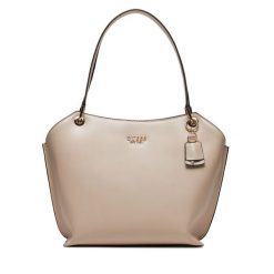 Torba Guess. Brązowe torebki klasyczne Guess, z aplikacjami, bez dodatków. Za 399.99 zł.