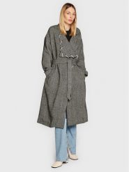 TWINSET Płaszcz przejściowy 222AP237A Szary Regular Fit. Szare płaszcze Twinset, xxs, bez wzorów, z syntetyku, bez kaptura. Za 1,159.00 zł.