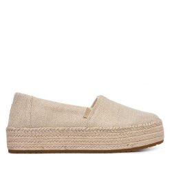 Espadryle Toms. Brązowe espadryle Toms, bez wzorów, bez obcasa, bez zapięcia. Za 419.99 zł.
