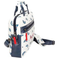 Torba w kolorze białym ze wzorem na laptopa - (S)33 x (W)25 x (G)6 cm. Białe torby na laptopa Pepe Jeans Accessories, bez wzorów, z materiału, przez ramię. W wyprzedaży za 129.95 zł.