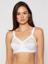 Triumph Biustonosz bezfiszbinowy Doreen 10166213 Biały. Białe biustonosze Triumph, bez wzorów, z syntetyku. Za 83.00 zł.