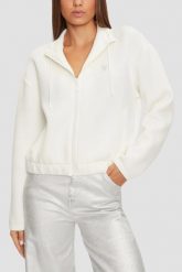 GUESS Beżowa bluza damska Cecilia. Brązowe bluzy Guess, s, z aplikacjami, bez kaptura. W wyprzedaży za 189.99 zł.