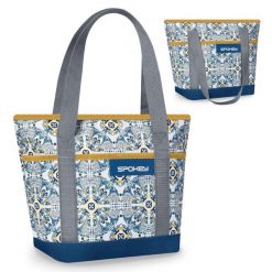 Torba turystyczna termiczna Spokey Acapulco. Torby na ramię Spokey, bez wzorów, z materiału, biznesowe, na ramię, bez dodatków. Za 35.99 zł.