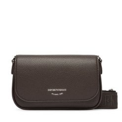 Torebka Emporio Armani. Brązowe listonoszki Emporio Armani, bez wzorów, bez dodatków. Za 869.99 zł.
