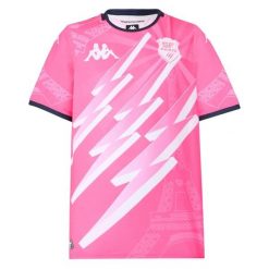 Koszulka domowa Stade Français 2025/26. Czerwone bluzki Kappa, l, bez wzorów, sportowe, bez kołnierzyka, bez ramiączek. Za 403.00 zł.