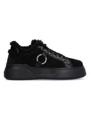 Liu Jo Skórzane sneakersy w kolorze czarnym rozmiar: 38. Czarne trampki Liu Jo, bez wzorów, bez zapięcia. Za 391.84 zł.