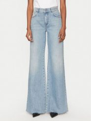 Marella Jeansy Wleg 2513181034 Niebieski Wide Leg. Niebieskie jeansy Marella, bez wzorów. Za 589.99 zł.
