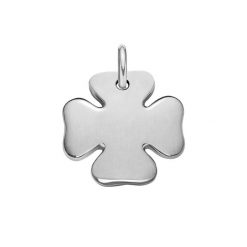 Koniczyna 1,5 cm ze stali szczotkowanej. Bransoletki Lilou, ze stali. Za 89.00 zł.