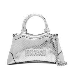 Torebka Just Cavalli. Szare torebki klasyczne Just Cavalli, bez wzorów, bez dodatków. Za 639.99 zł.
